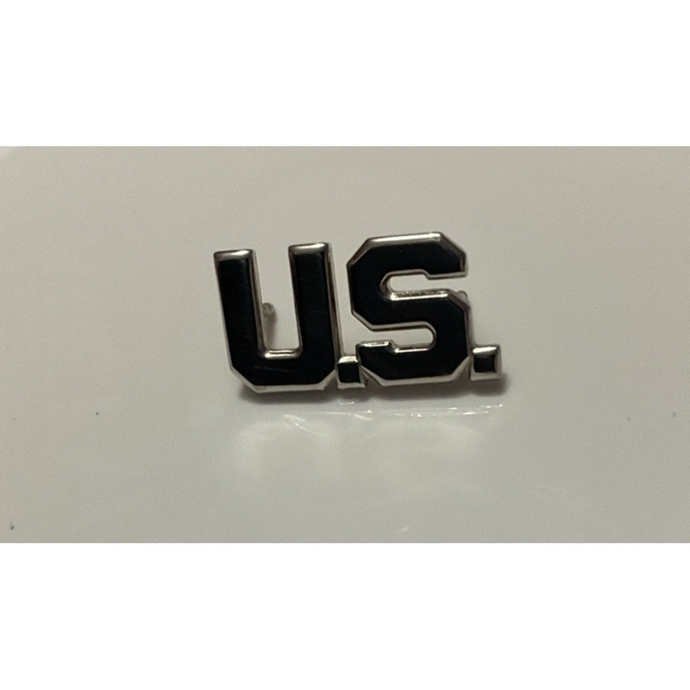 US Military Government Issued Lapel Pin EPGI Silver Tone Enamel Insignia